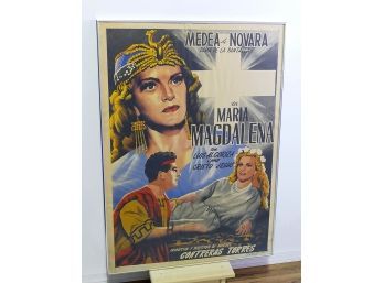 Original 1946 Mexican Movie Poster 'Mary Magdelena'