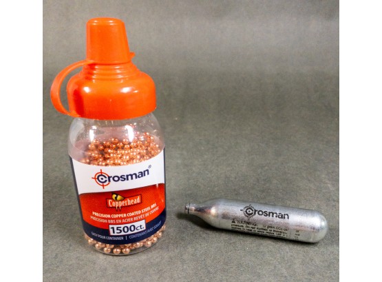 Crosman Copperhead 1500 Ct. Precision Copper Coated Steel BBs - Model 0737