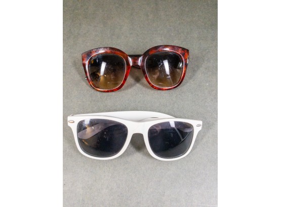 Stylish Sunglasses Lot: White Sporty & Faux Tortoise Shell Vintage - Ideal For Any Occasion