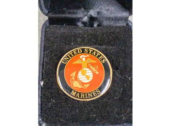 United States Marines Lapel Pin In Presentation Box - Perfect For Collectors And Veterans