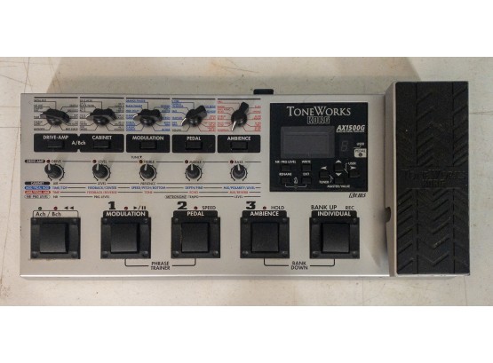 Korg ToneWorks AX1500G Modeling Signal Processor - Multi-Effects Pedal With Expression Pedal