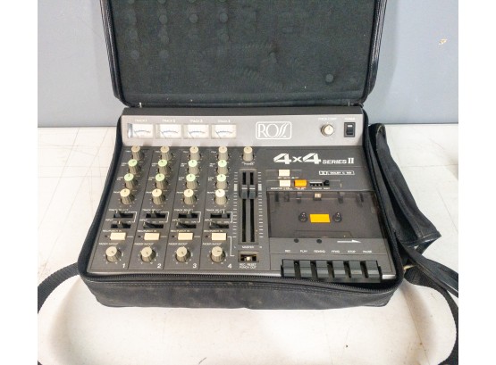 Ross 4x4 Series II Multitrack Recorder W/ Carrying Bag – Classic Audio Equipment