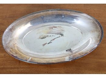 Silver Plated Oval Dish