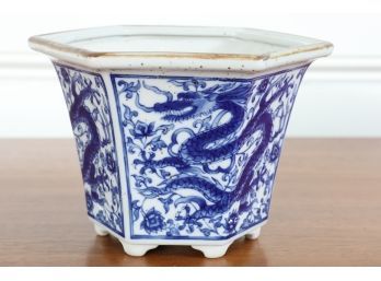 Blue And White Japanese Vase