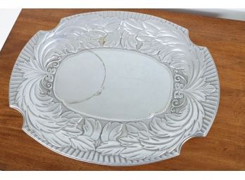 The Wilton Company Silver Large Serving Platter Tray
