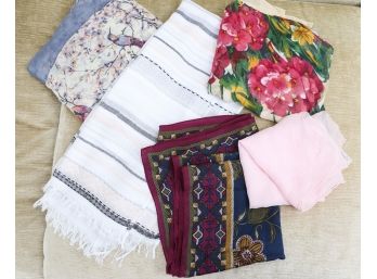 Collection Of Five Silk Scarves