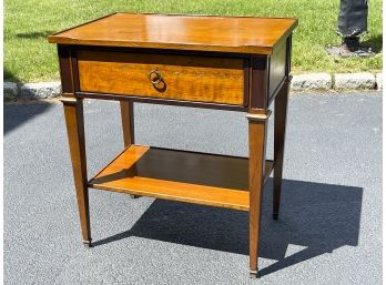 Side Table With Cherry Finish By De Bournay