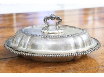 Sterling Silver Covered Serving Plate By Gorham Silversmiths -1103g