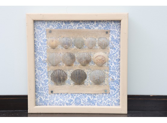 Handwoven Shells - Nantucket By Rebecca Jusho. 9x9”