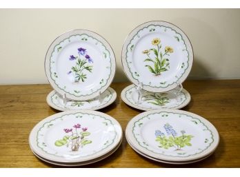 Floral Dishes 6 Total
