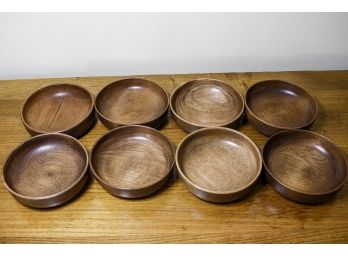 Wooden Bowls 8 Total