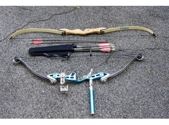 Hoyt Compound Bow. Victory Recurve Bow & Arrows