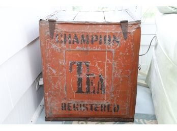 Vintage Tea Transport Crate