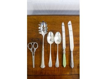 Utensils Including 3 Sterling Silver Pieces