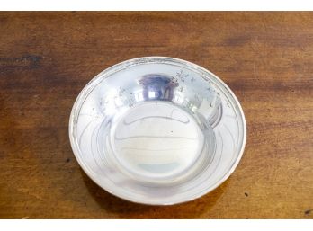 Small Round Sterling Silver Bowl