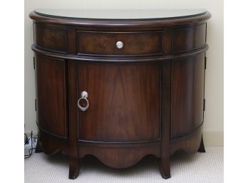 Mahogany Demi-Lune Side Table By Liz Claiborne Home