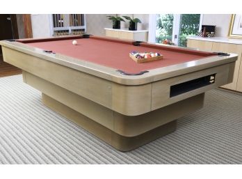 Custom-Made Pool Table With Accessories