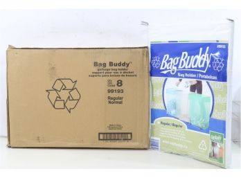 Lot Of 8  Bag Buddy BB-99193 Holds Upto 33 Gal. Steel Frame Trash Bag Support 29.99 Retail Each