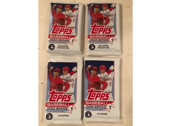 2022 Topps Baseball Series 1 ( Lot Of 4) Unopened Packs