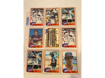 Lot Of (18) 1981 Topps Baseball Cards